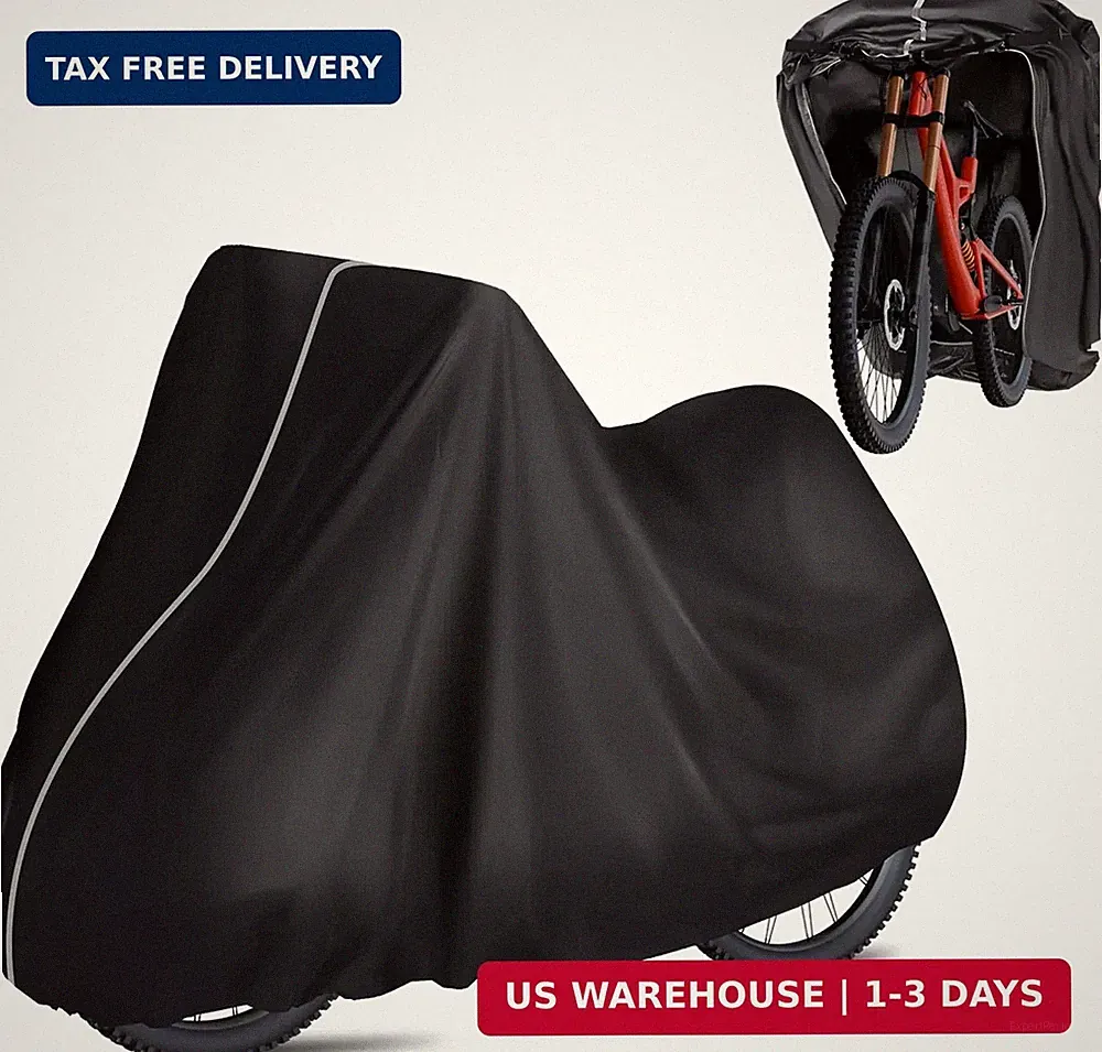 1 Bike Cover Waterproof Outdoor - Bicycle Cover Rain UV Snow Proof with Anti-the