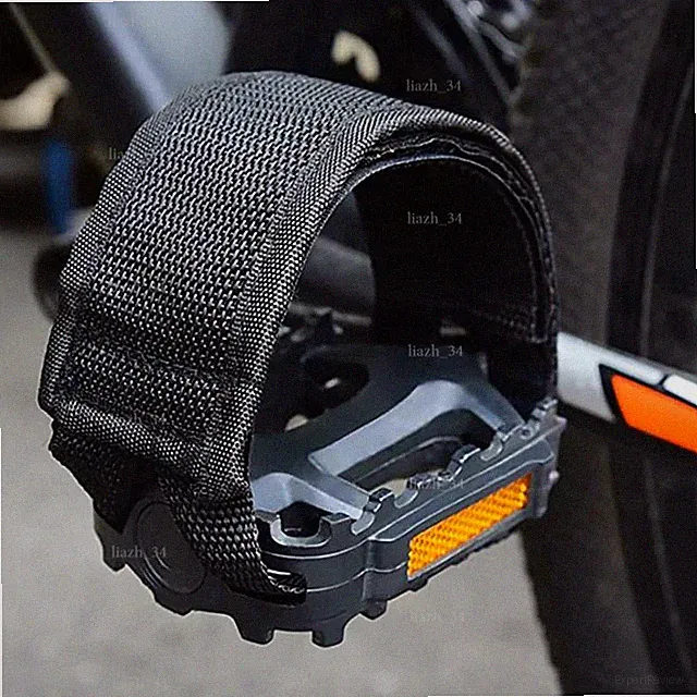 1 Pair Nylon Bike Bicycle Pedal Straps Toe Clip Foot Strap Belt Tape Fixed Gear