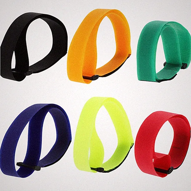 12 Pcs Bike Strap Hook Loop Straps Fastening Cable Rack Wheel Stabilizer Ties