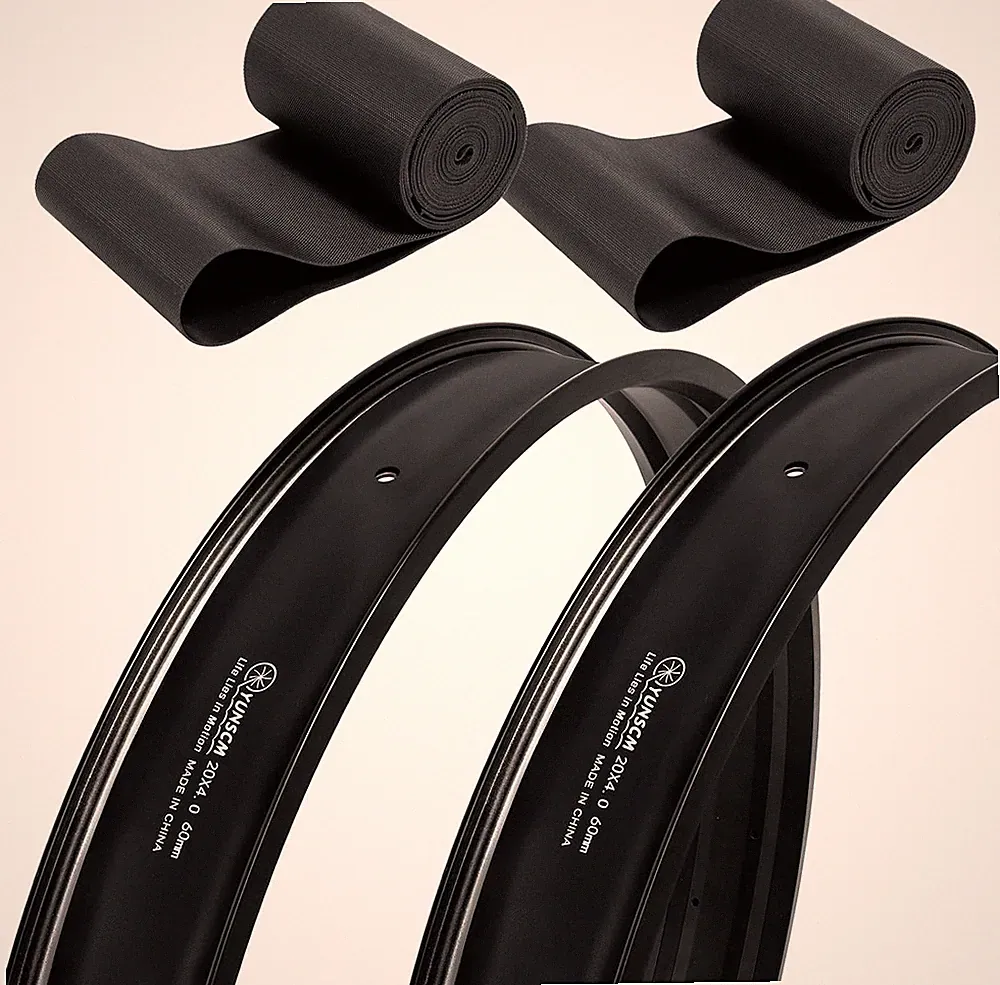2-Pcs 20 X 4 Fat E-Bike Rim Strips Nylon Rim Tape Tire Liners Compatible with 20