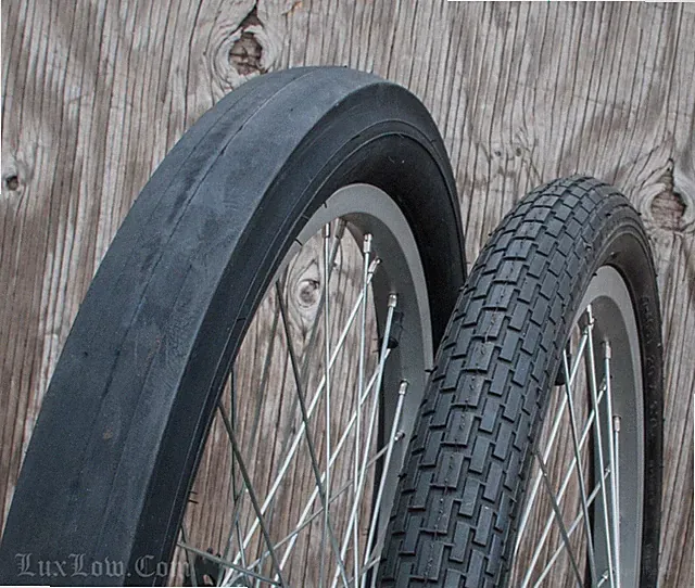 20" Muscle Bike TIRES Brick & ASlik Repro Schwinn Stingray Bicycle Chopper Slick