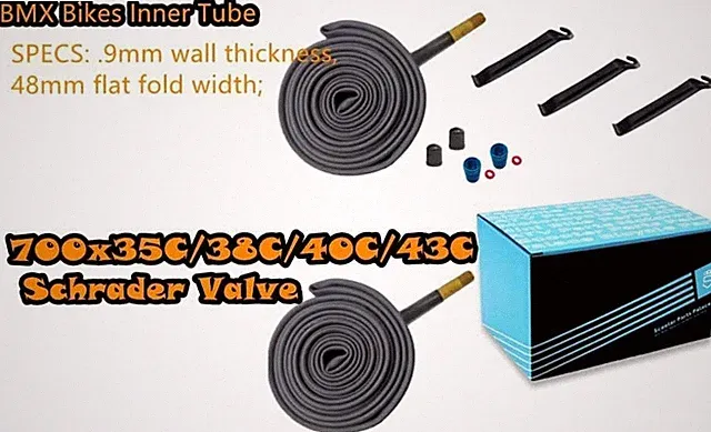 28" x1-3/8 1-5/8"Road Bike Tube 700x35c 700x36c 700x37c 700x39c 700x40c 48mm