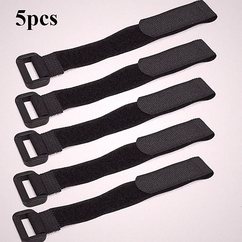 5pcs Bicycle Handlebar Strap Holder Nylon Tie Rope Fixing Band Set - NEW