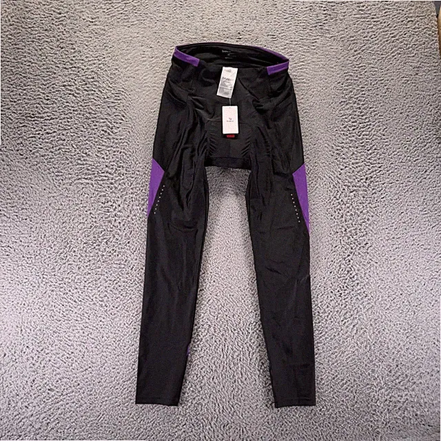 Baleaf Pant Womens M Black Nylon Legging Padded Cycling Bike Sports Stretch