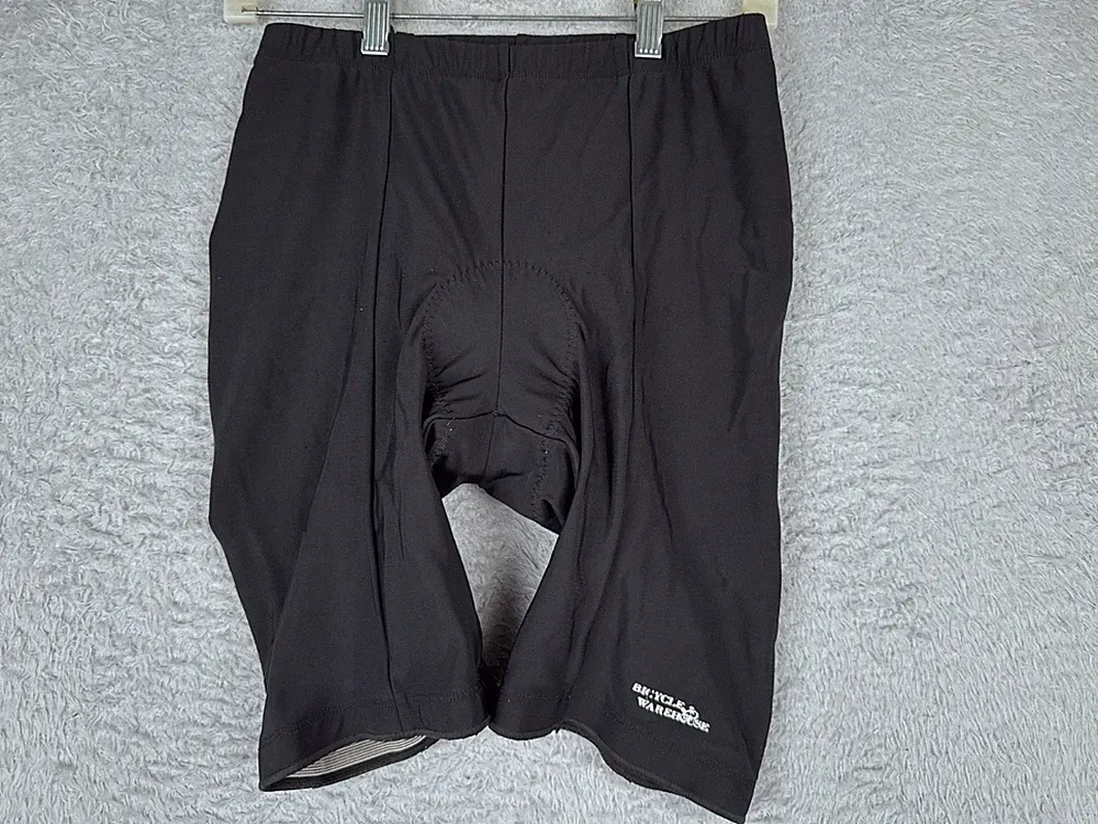 Bicycle Warehouse Cycling Adult Large Black Liner Nylon Spandex Blend Padded