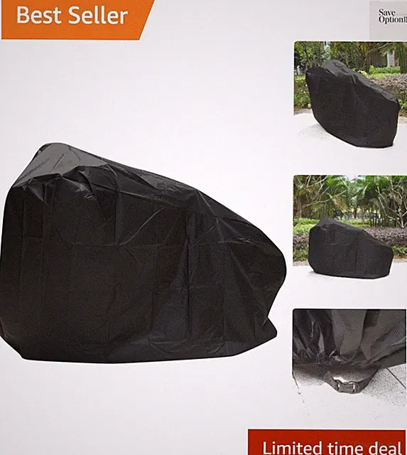 Bike Cover 190T Nylon Waterproof Bicycle Cover for Mountain Bike, Road Bike O...