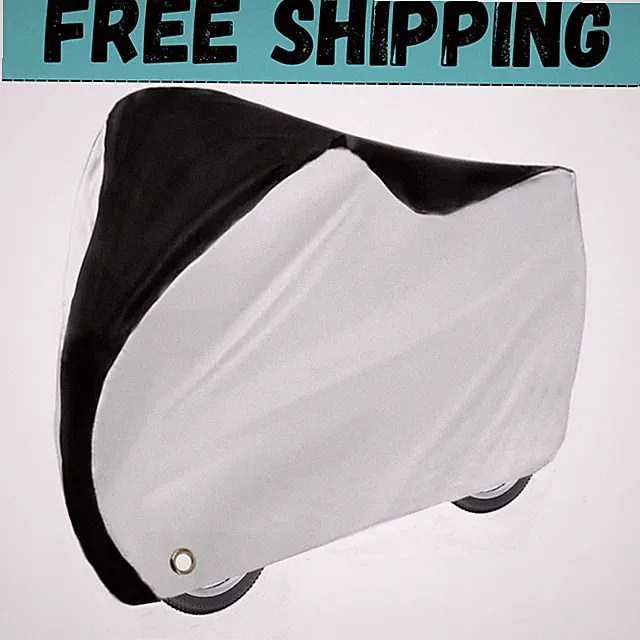 Bike Covers, Outdoor Waterproof Bicycle Covers with Lock Hole for Mountain Ro...