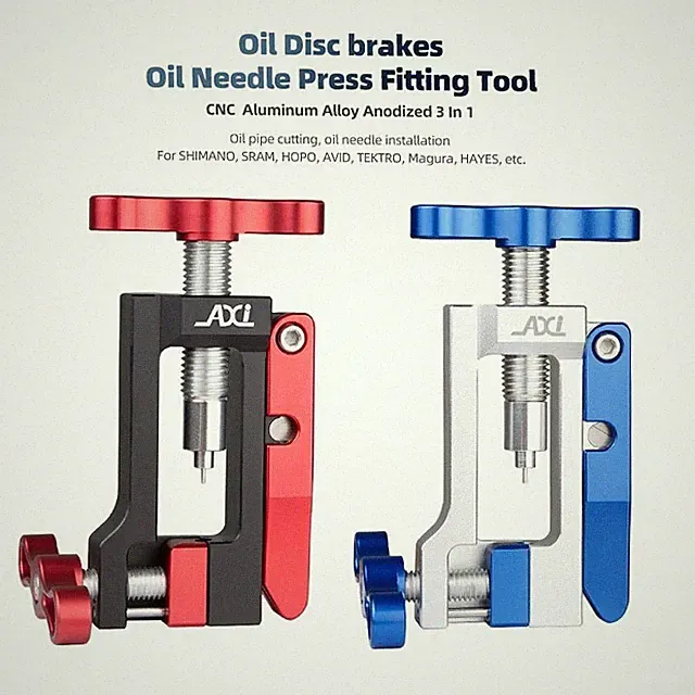 Bike Hydraulic Disc Brake Oil Needle Tools Insertion Tool Installation T Head