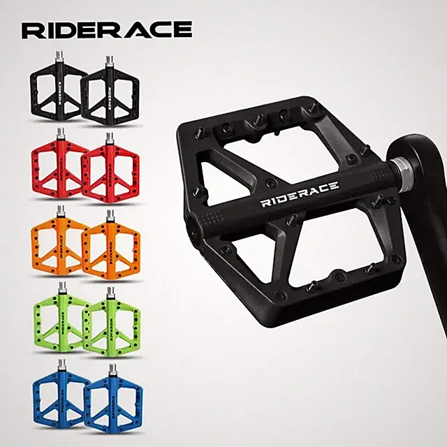 Bike Pedals Nylon Sealed Bearings Road BMX MTB Mountain Bicycle Wide Flat Platfo