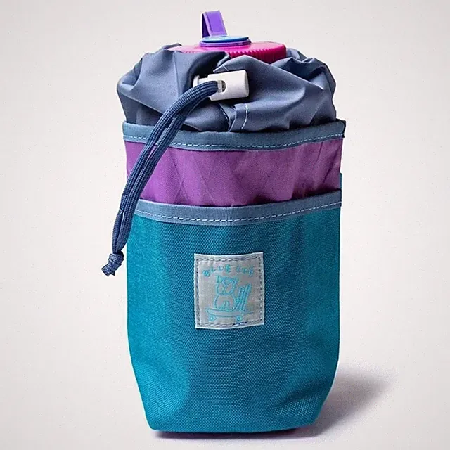 BLUE LUG Stem Pouch Lavender Turquoise Tandem Bike Drink Holder Japan NEW