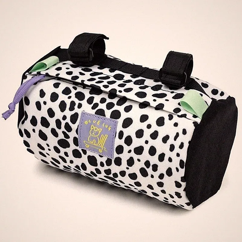 BLUE LUG TANDEM Handlebar Pouch [Dalmatian Print] Bicycle Bag Multi-use New