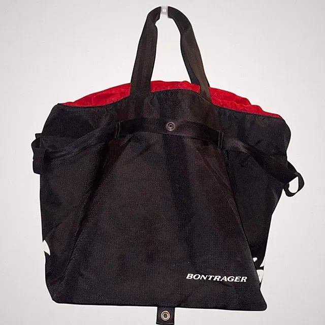 Bontrager Shopper Bicycle Bag Tote Black/Red Cycling Commute