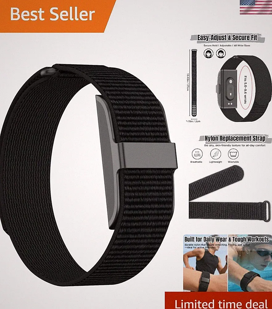 CKONXE Bicep Bands Compatible with Hume Band, Nylon Loop Replacement Strap, Sof