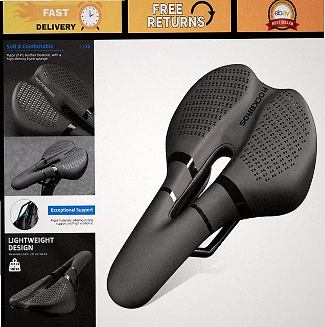 Comfortable Waterproof Bike Seat Cushion - Ergonomic Design for City & MTB Racin