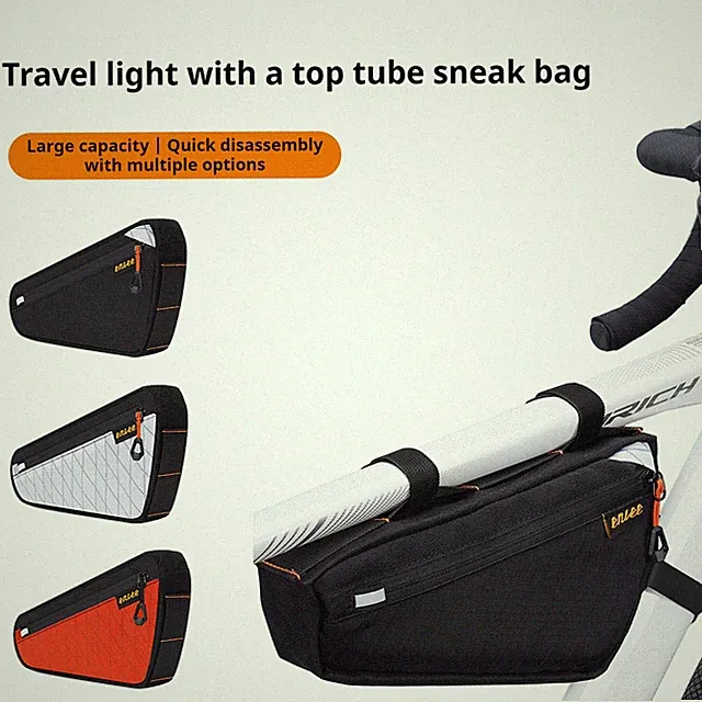 ENLEE Bicycle Frame Bag Triangle Bike Bag Waterproof Bicycle Storage Under Tube