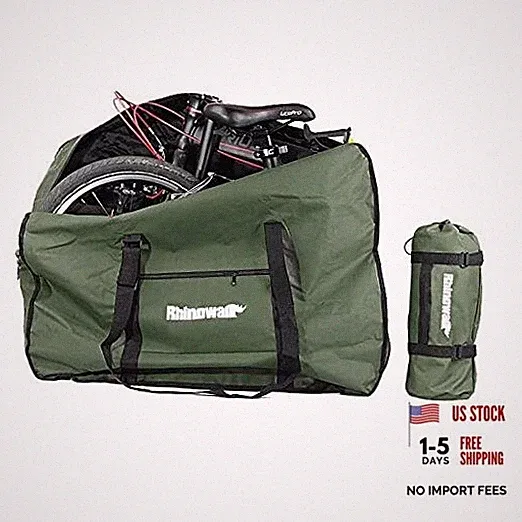 Folding Bike Carry Bag 20" Thick/ 26" Thin/26 Thick Bicycle 20 Inch Green