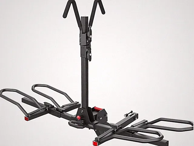 Heavy-Duty 2-Bike Hitch Rack for E-Bikes & Fat Tire Bikes - 220 Lb Capacity