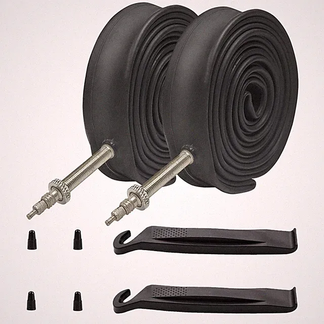 Heavy Duty Bike Tubes 700x23/25C Presta Valve 48mm/60mm/80mm 2 Pack