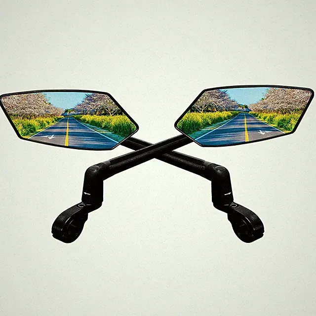 Homieway 2PCS Bike Mirror, New Foldable Bicycle Mirror for Handlebar Mount, A...