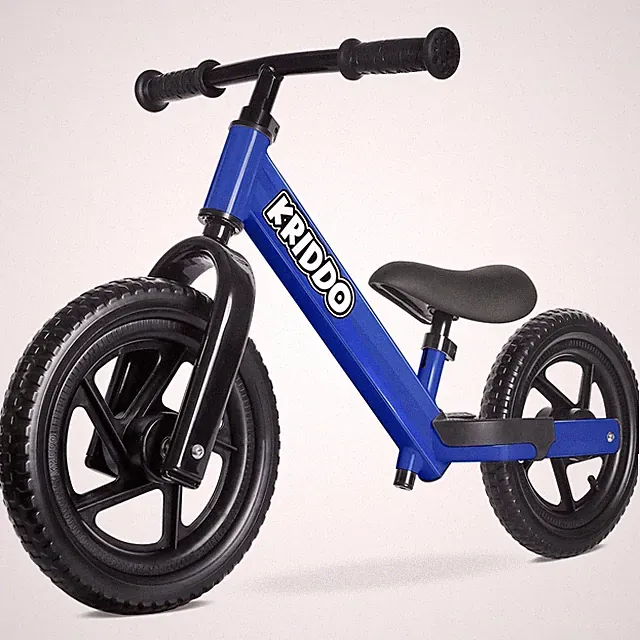 KRIDDO Balance Bike 2 Year Old, Toddler for Kids Standard, Blue