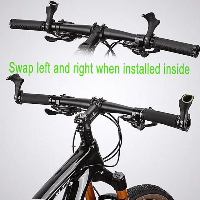 Mini MTB Inner Bar Ends Ergonomic Handlebar Ends for Mountain Bike 22.2mm