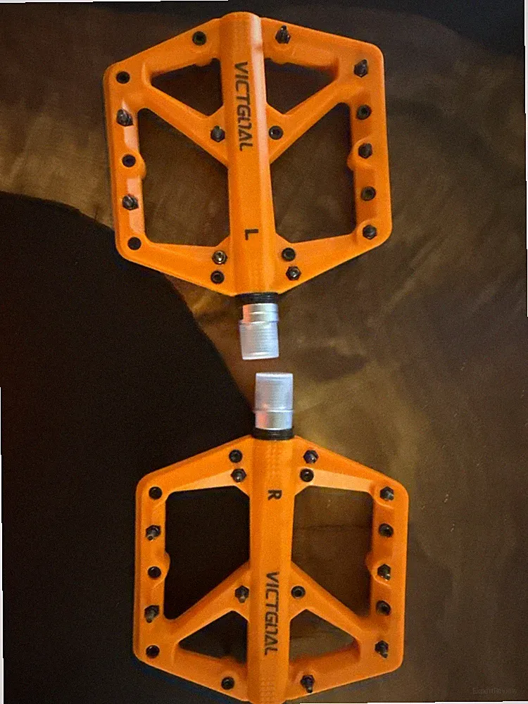 MTB/Road Bike Pedal Nylon Bearing 9/16" Cycling Platform Flat Non-Slip Pedals US
