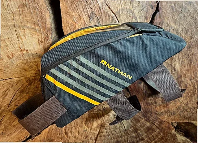 NATHAN HYPER SPEED BICYCLE TRIATHLON FEED BOX - Gel Pouch Top Tube Bike Bag -FS