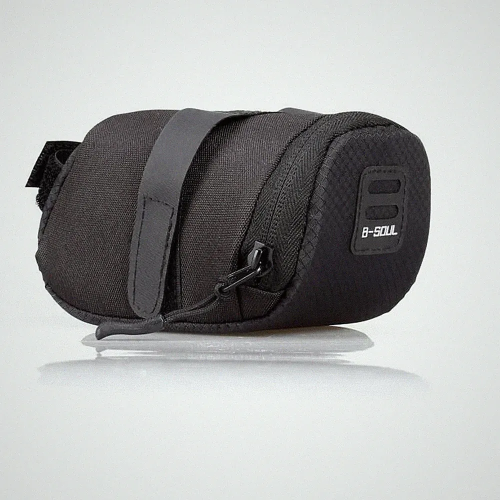 Nylon Bicycle Saddle Bag Waterproof MTB Mountain Road Bike Saddle Storage Seat R