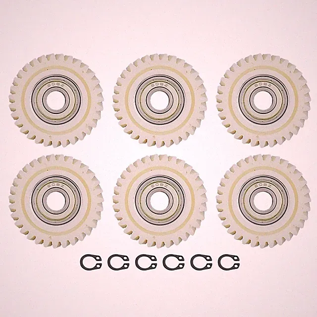 Nylon Electric Bike Gears Pack of Six Sizes Suitable for Various Motors
