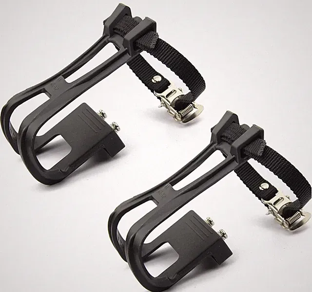 Nylon Toe Clip Strap Belts for MTB Road Bicycle Pedals - 1 Pair