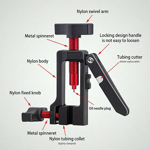 Oil Needle Insertion Tool Hydraulic Hose Fitting Insert Tool for MTB bike