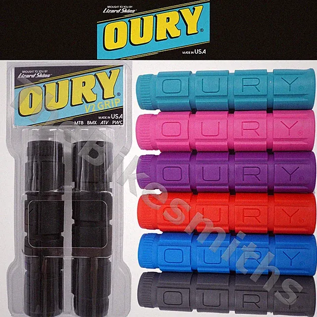 Oury V2 MTB BMX Fixie Hybrid City Bike Grips Flangeless Pick Your Color