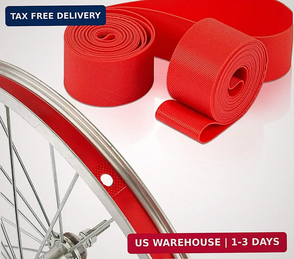 PSLER Bicycle Rim Liner, Bike Tire Liner Bicycle Rim Tape Bike Rim Strips A Pair
