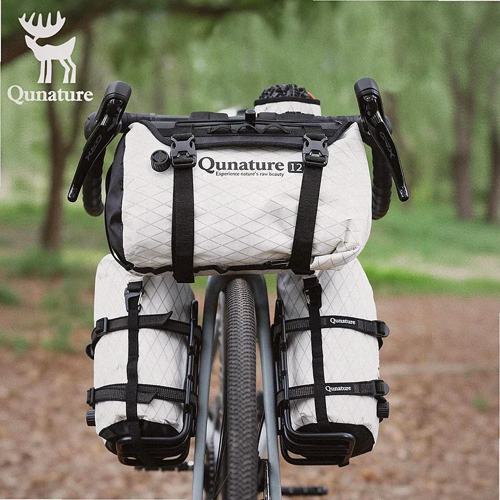 Qunature Bikepacking Bike Bag MTB Road Bicycle Touring Shelf Bag Cycling Equipme