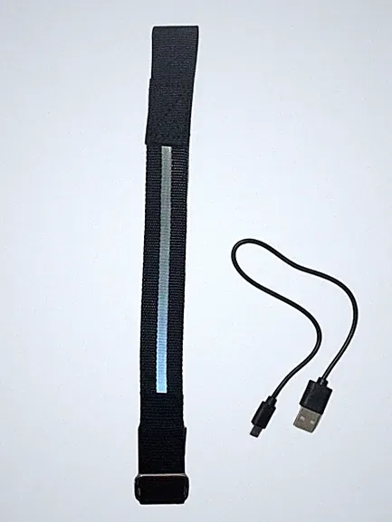 Rechargeable LED LIGHT ARMBAND/ANKLE BAND Glow Flash running sport bike cycling