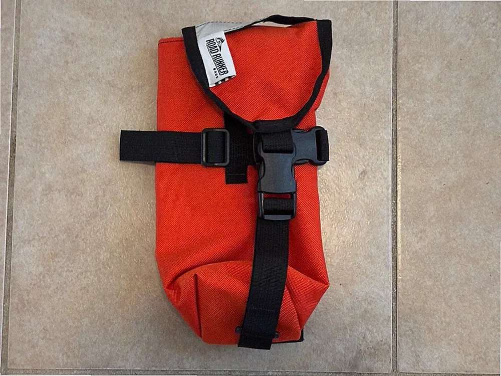 Road Runner Bags Drafter Saddle Bag Orange .75L Gravel MTB Bike Tool Bag NEW