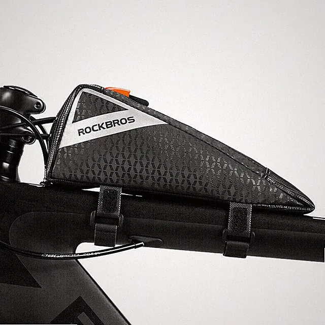 ROCKBROS Cycling Bike Top Tube Frame Triathlon Bike Black Triangle Bag-Unicorn