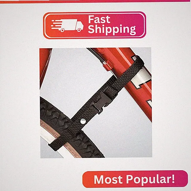 Saris Wheel Stabilizer Straps for Bike Racks – 2 Pack | Secures Handlebars & Pre