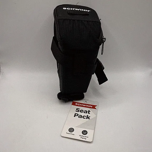 Schwinn Bicycle Seat Pack Saddle Bag Tool-Free Attachment Reflective
