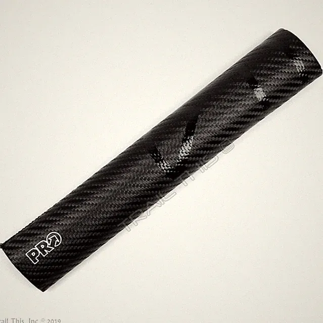 Shimano PRO MTB Bike Chainstay Protector 235mm Black / Carbon Fiber Texture