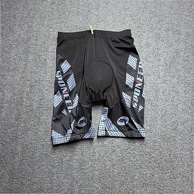 Sponeed Cycling Shorts Men's XL Black Padded Biking Compression Bike Triathlon