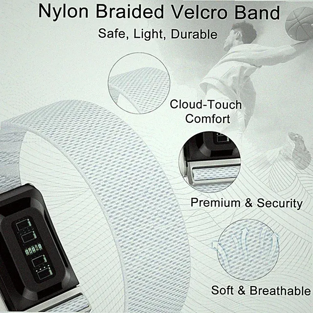 Stylish Nylon Band for Whoop 5.0 - Adjustable & Breathable