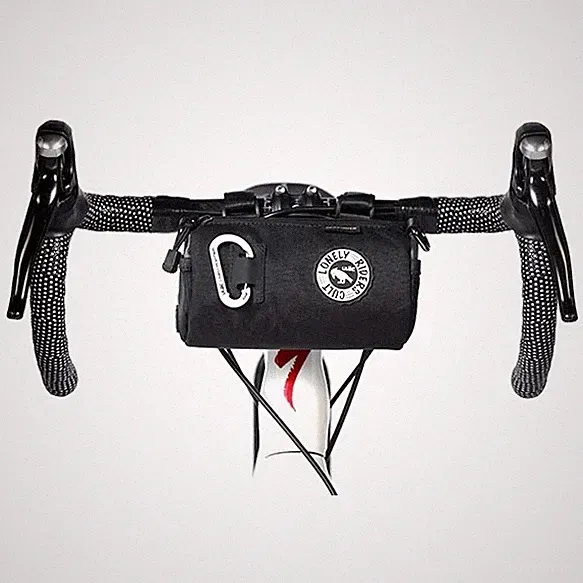 Ulac Handlebar Bag 1.5L Gravel Bike Touring Water Resistant Black Cycling
