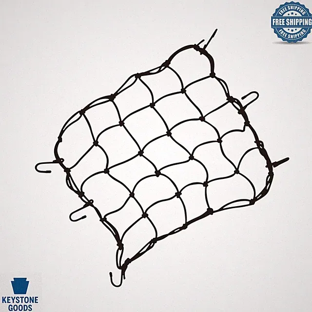 Universal Bicycle Cargo Net for Baskets - Secure and Durable Nylon Mesh