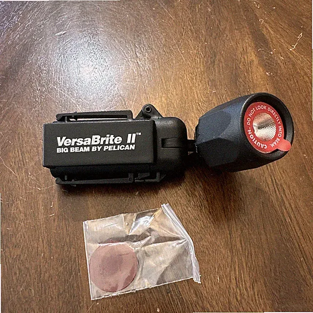 VersaBrite II Red Green Night Safety Running Walking Bike Light