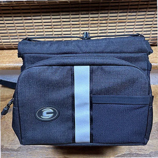 Vintage Cannondale Handlebar Bag Bike Pack Black QR Tour Front Bar Quick Release