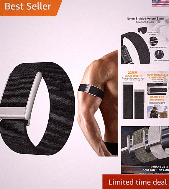 Waterproof Nylon Replacement Strap for Whoop 5.0 - Fitness and Fashion Combined